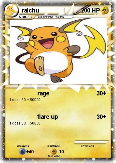 Pokemon raichu