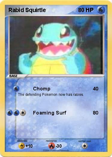 Pokemon Rabid Squirtle 
