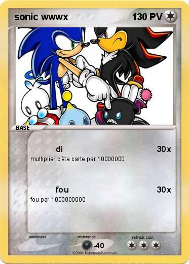 Pokemon sonic wwwx