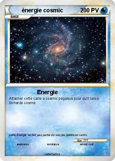 Pokemon énergie cosmic