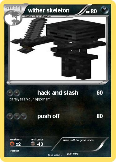 Pokemon wither skeleton