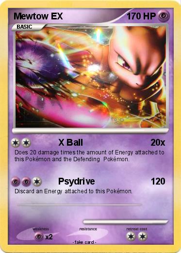 Pokemon Mewtow EX