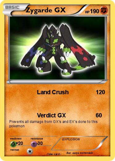 Pokemon Zygarde GX