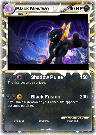 Pokemon Black Mewtwo