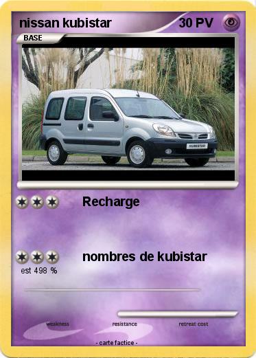 Pokemon nissan kubistar