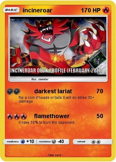 Pokemon incineroar