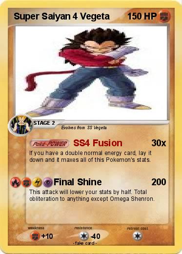 Pokemon Super Saiyan 4 Vegeta