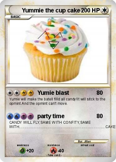 Pokemon Yummie the cup cake