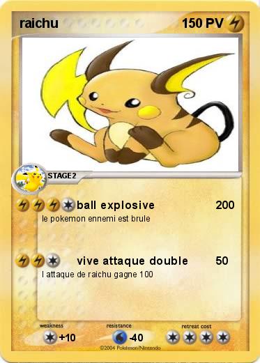 Pokemon raichu