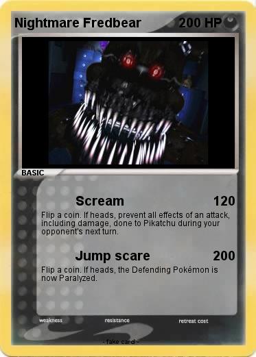 Pokemon Nightmare Fredbear