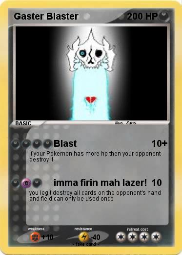 Pokemon Gaster Blaster