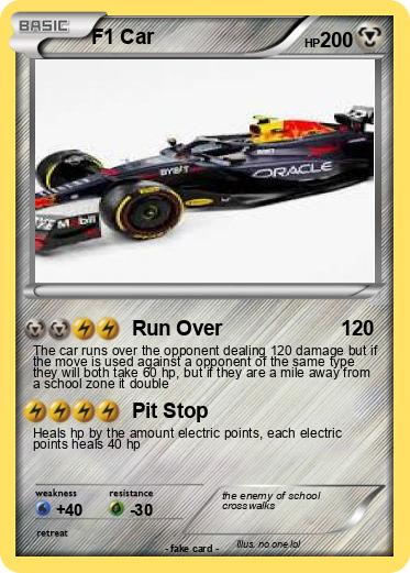 Pokemon F1 Car