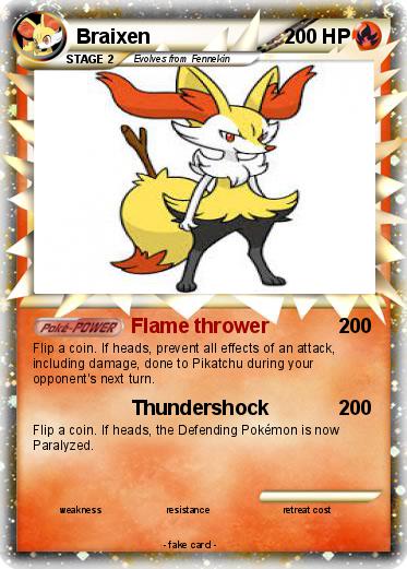 Pokemon Braixen