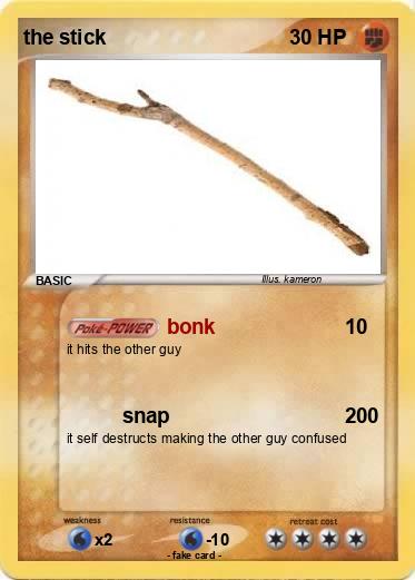 Pokemon the stick