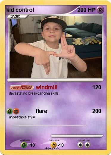 Pokemon kid control