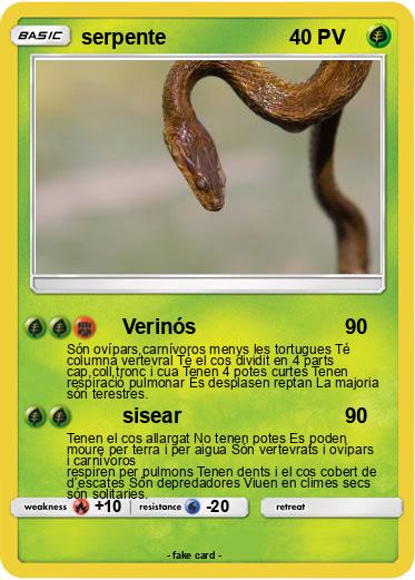 Pokemon serpente