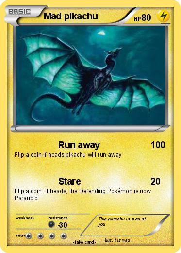 Pokemon Mad pikachu
