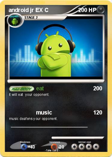 Pokemon android jr EX C