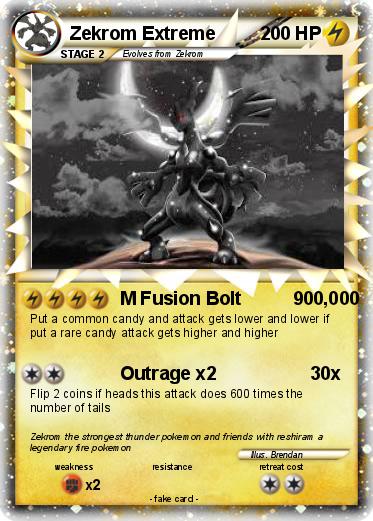 Pokemon Zekrom Extreme