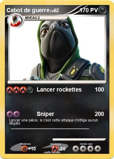 Pokemon Cabot de guerre