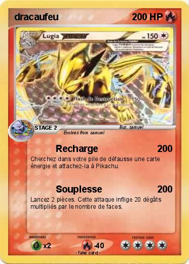 Pokemon dracaufeu