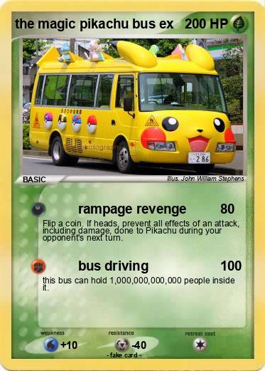 Pokemon the magic pikachu bus ex