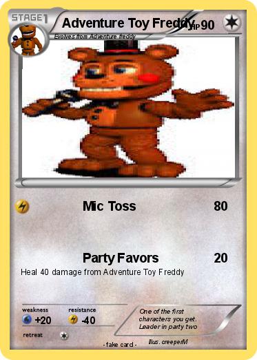 Pokemon Adventure Toy Freddy