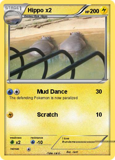 Pokemon Hippo x2