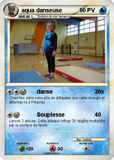 Pokemon aqua danseuse