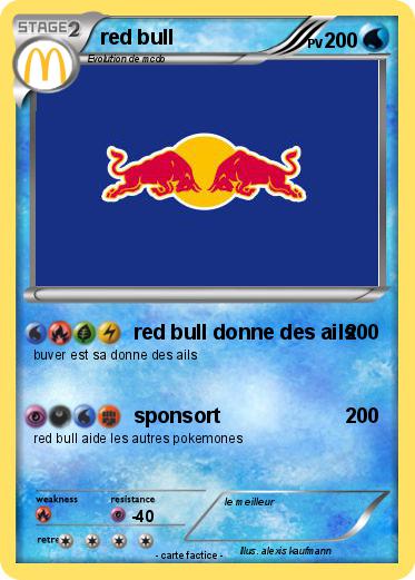 Pokemon red bull