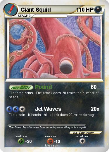 Pokemon Giant Squid