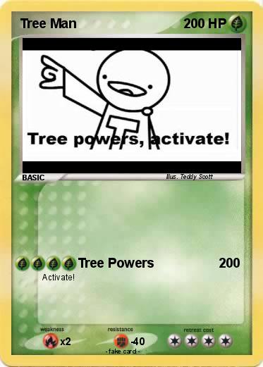 Pokemon Tree Man
