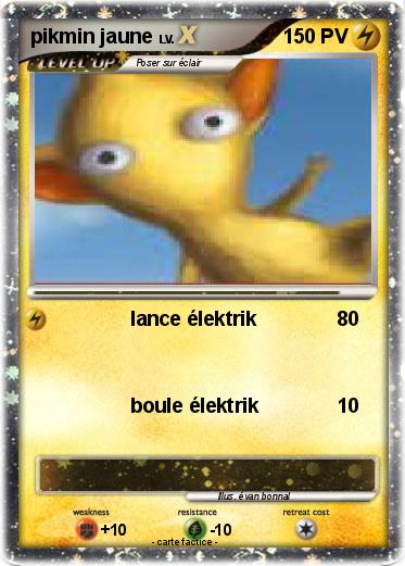 Pokemon pikmin jaune