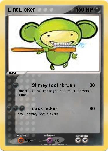 Pokemon Lint Licker