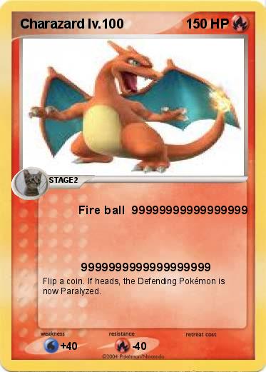Pokemon Charazard lv.100