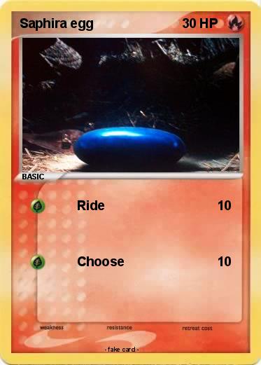 Pokemon Saphira egg