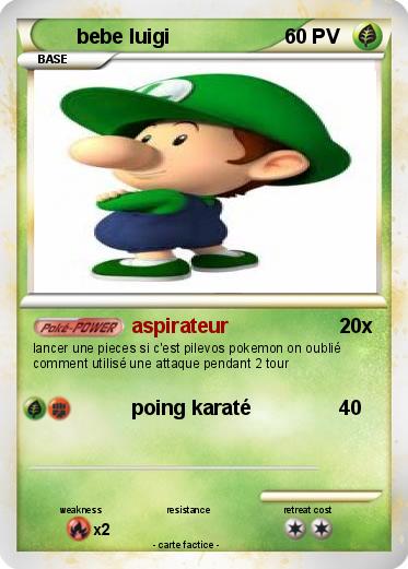 Pokemon bebe luigi