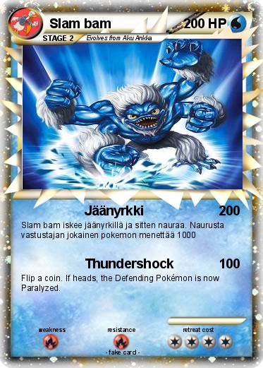 Pokemon Slam bam