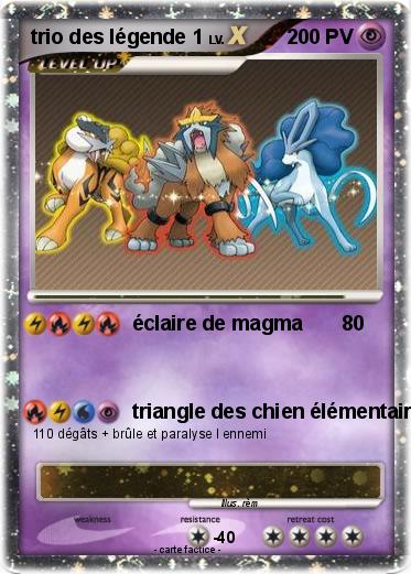 Pokemon trio des légende 1