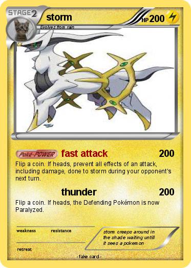 Pokemon storm