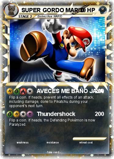 Pokemon SUPER GORDO MARIO