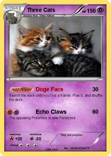 Pokemon Three Cats
