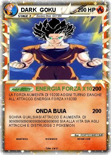 Pokemon DARK  GOKU