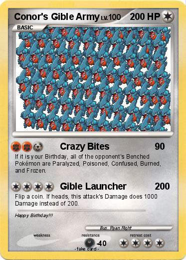 Pokemon Conor's Gible Army