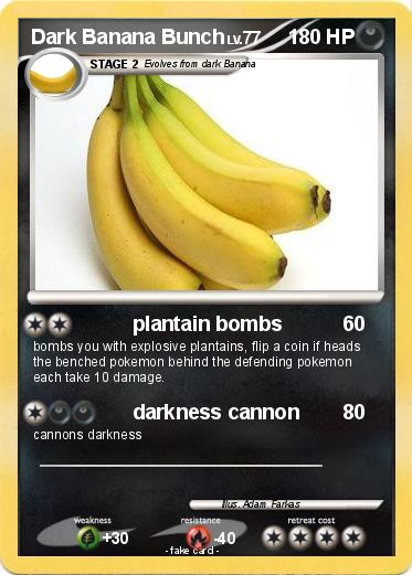 Pokemon Dark Banana Bunch