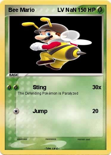 Pokemon Bee Mario               LV NaN