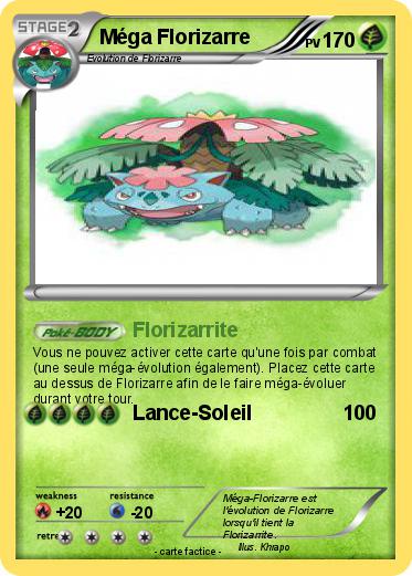 Pokemon Méga Florizarre