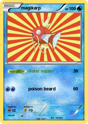 Pokemon magikarp