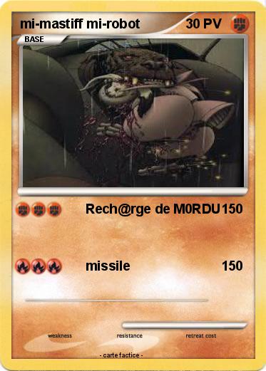 Pokemon mi-mastiff mi-robot