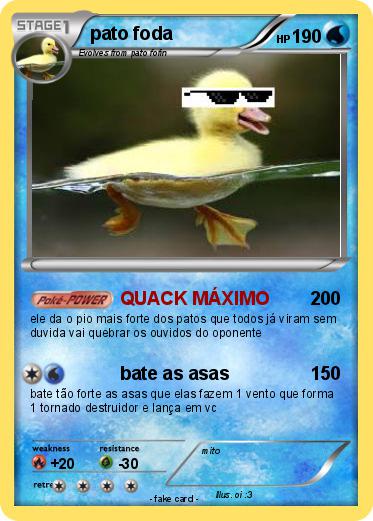 Pokemon pato foda